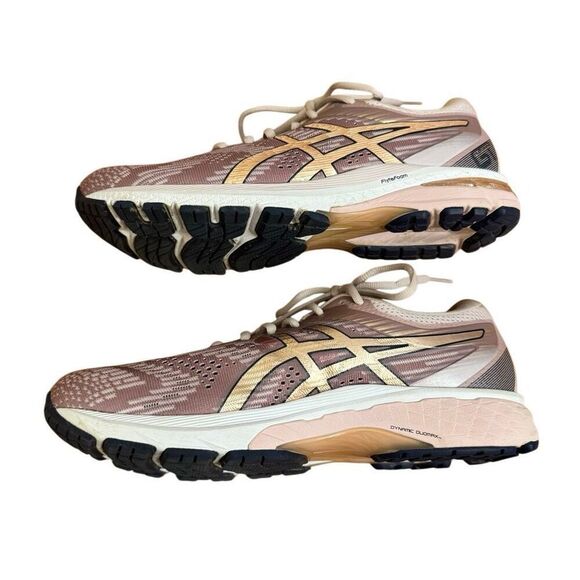 Asics GT-2000 8 Rose Gold Sneakers Women's Size 9.5 Wide Excellent Condition - Picture 3 of 8